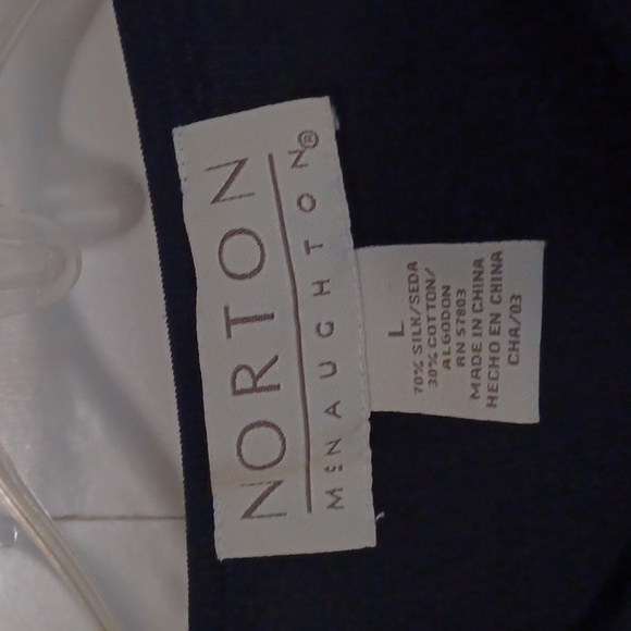 Norton McNaughton Womens SZ. L, Navy blue Sweater. - Picture 2 of 6
